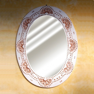 Specchio ovale 